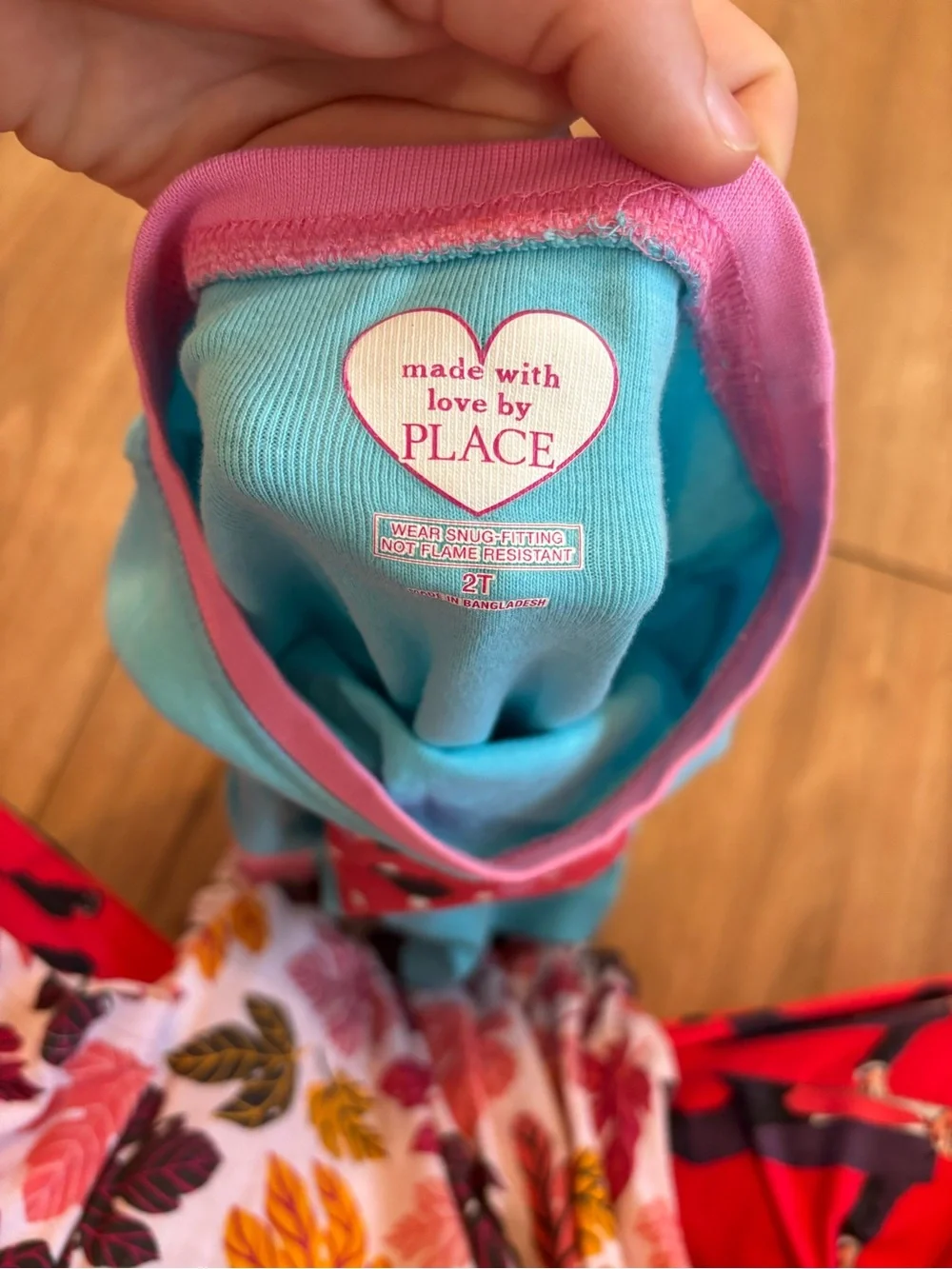 Berry Cute! Kids Long Sleeve Shirt - Turquoise with Pink Trim